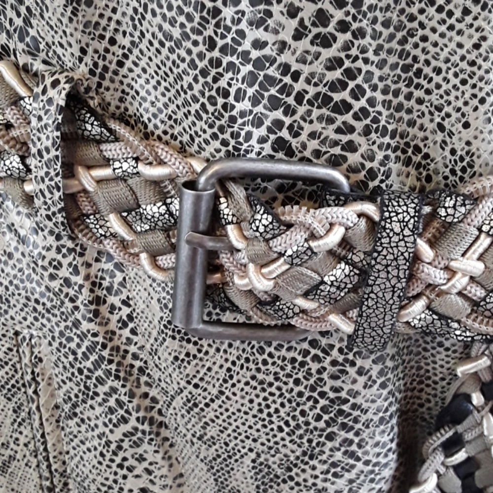 Venezia 18 Texture Python Snake 90s Jacket Pvc New - image 6